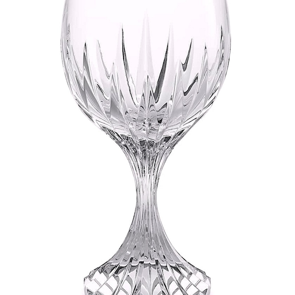 Crystal wine glasses